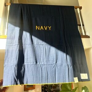 72” x 90” Navy Academy wool blanket
